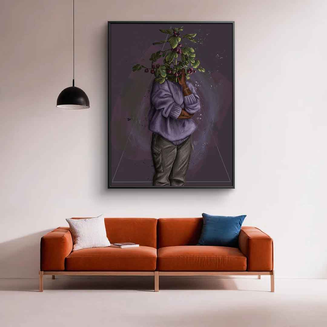 Purple Flower Head