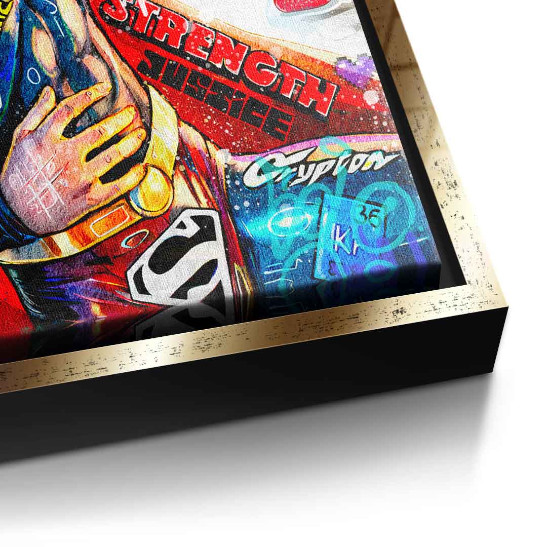 Superman meets Spiderman