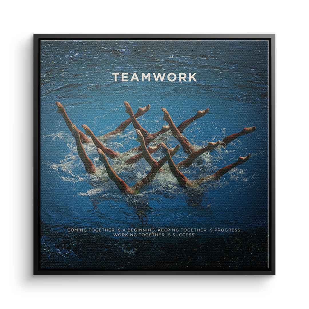 Teamwork #Swimming - Square Edition