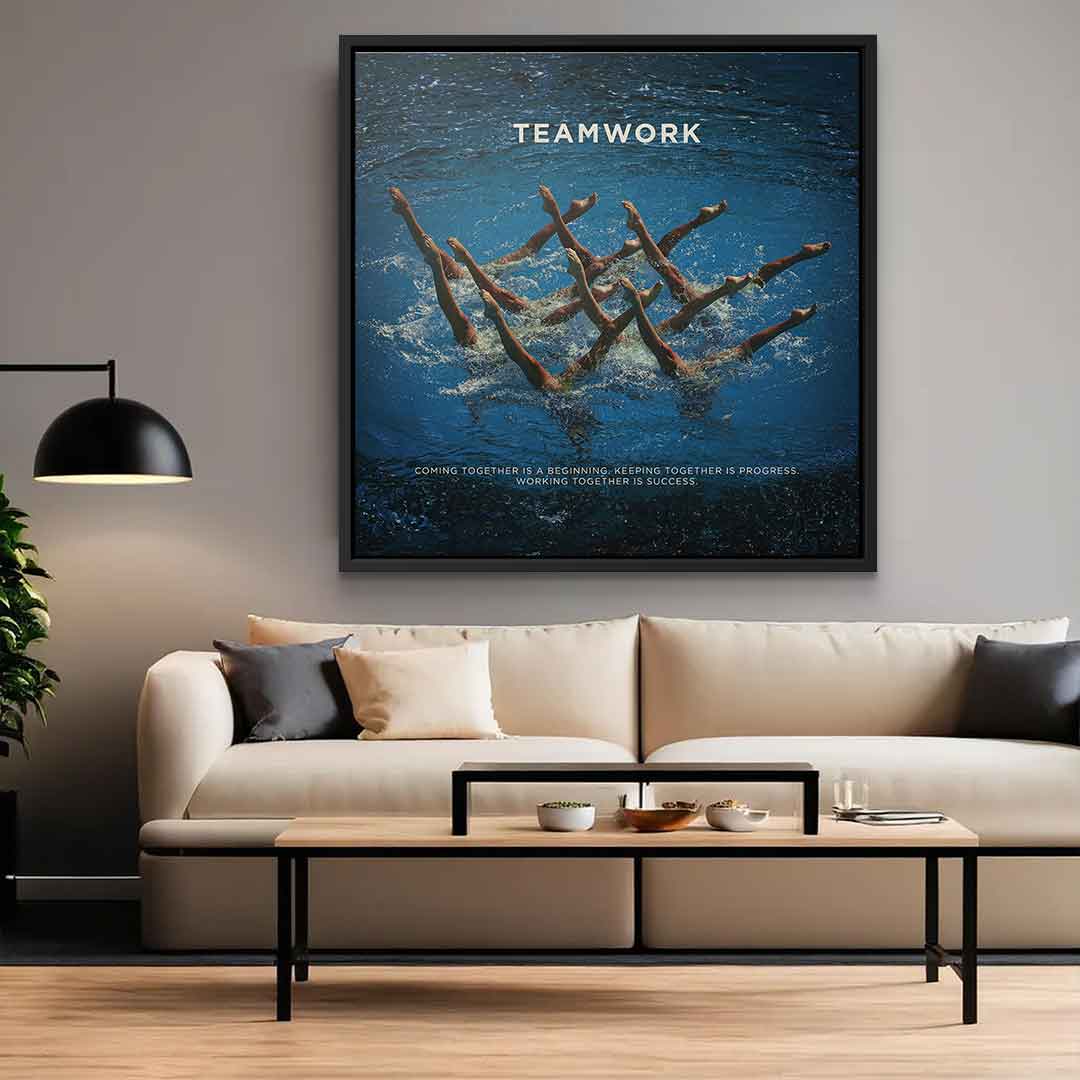 Teamwork #Swimming - Square Edition
