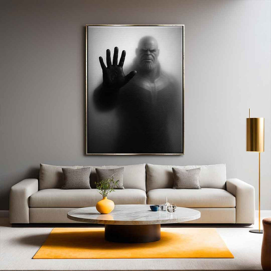 Thanos' silhouette