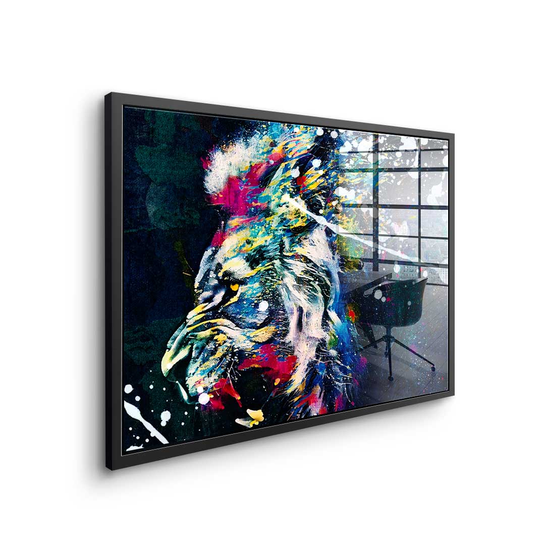 Wild Lion - Acrylglas