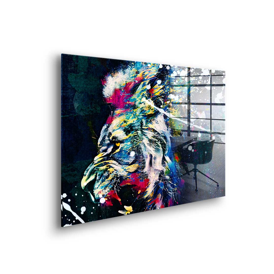 Wild Lion - Acrylglas
