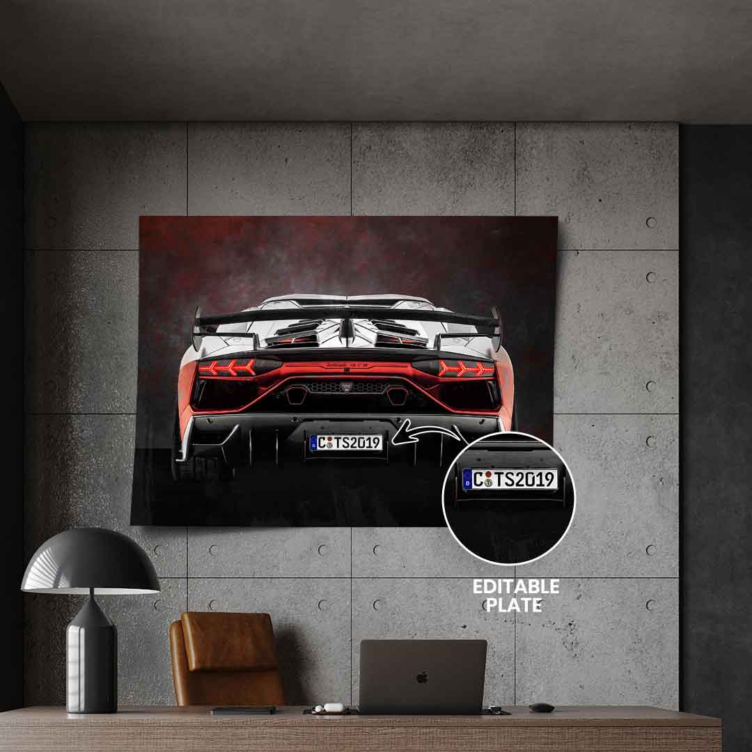 Lambo - Poster - Personalisierbar