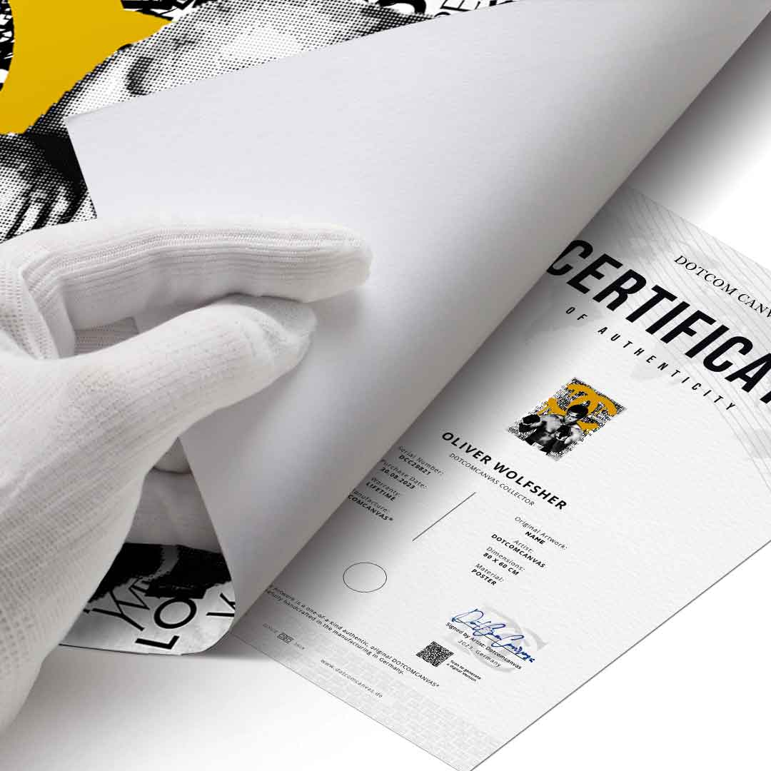 ALI BRAND (pomarańczowy) – Plakat