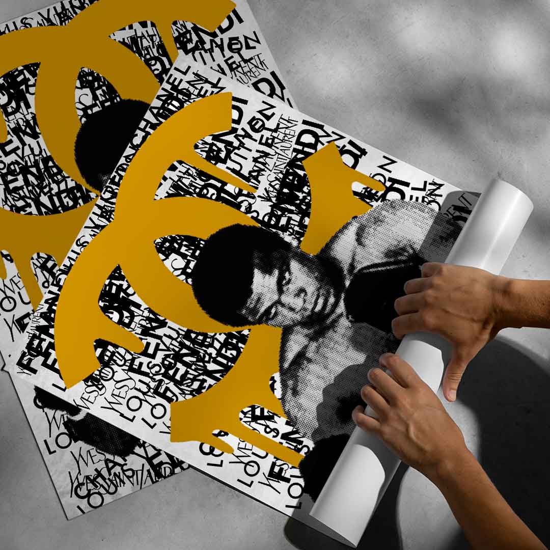 ALI BRAND (pomarańczowy) – Plakat
