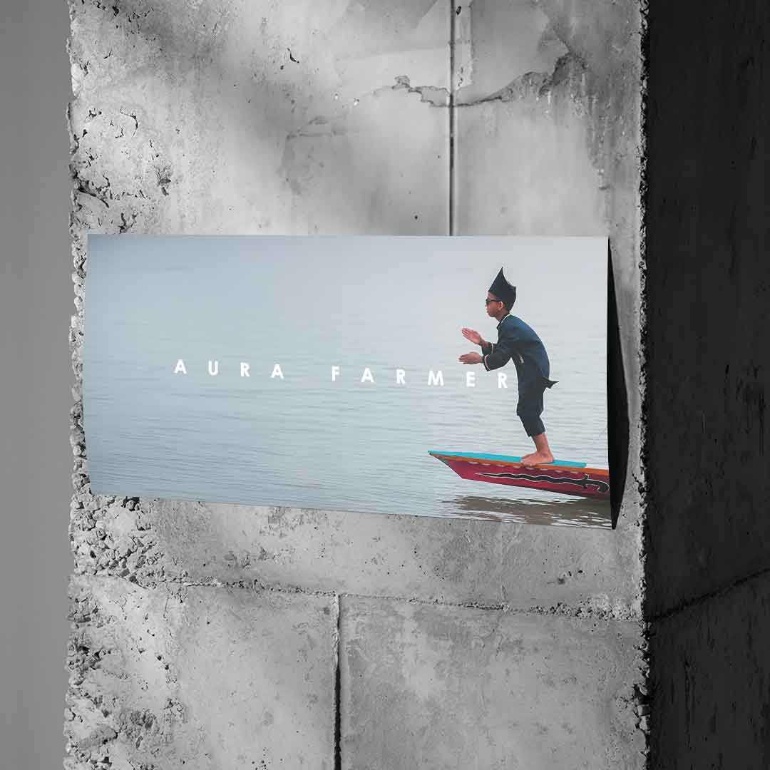 AURA FARMER – Plakat