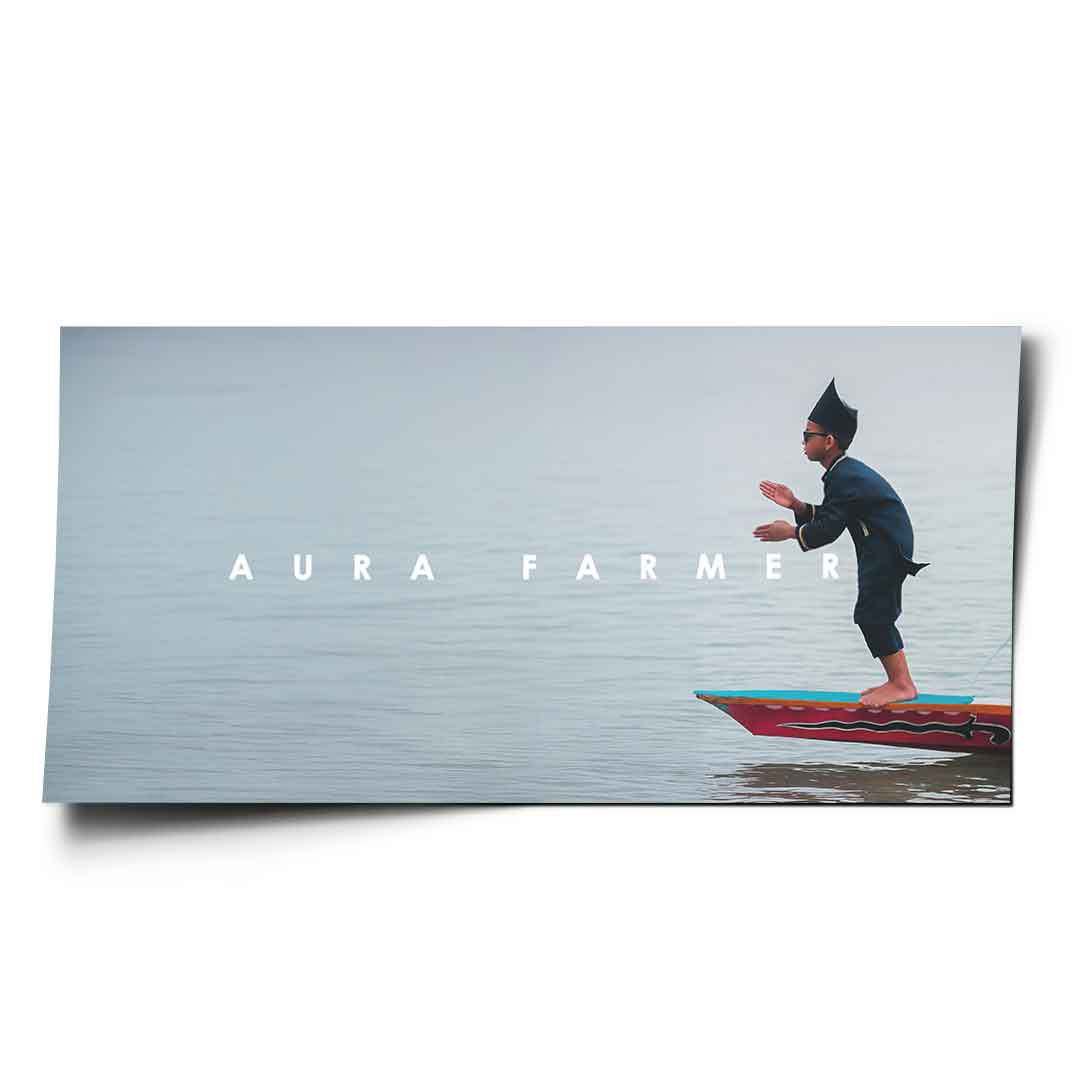 AURA FARMER – Plakat