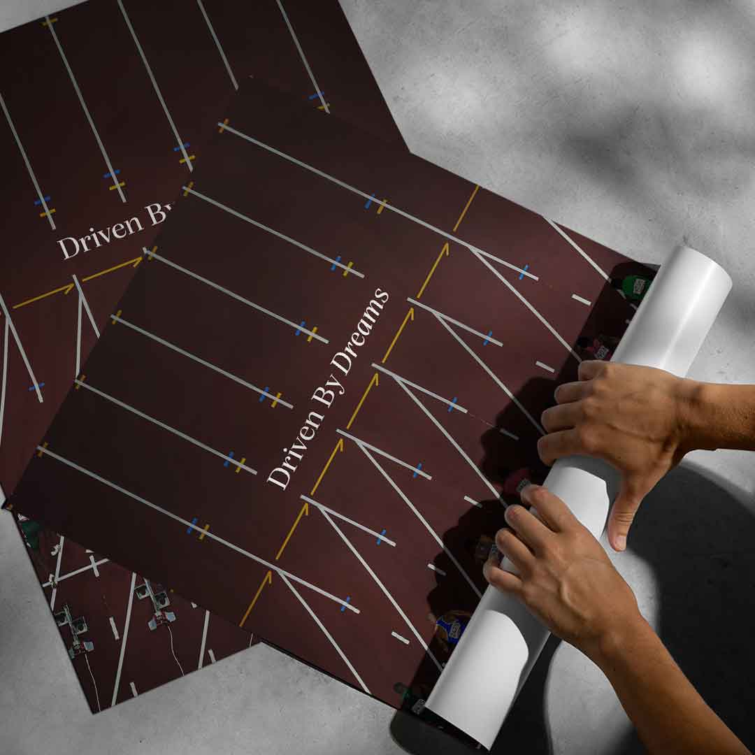 Napędzany marzeniami #Lekkoatletyka – Plakat