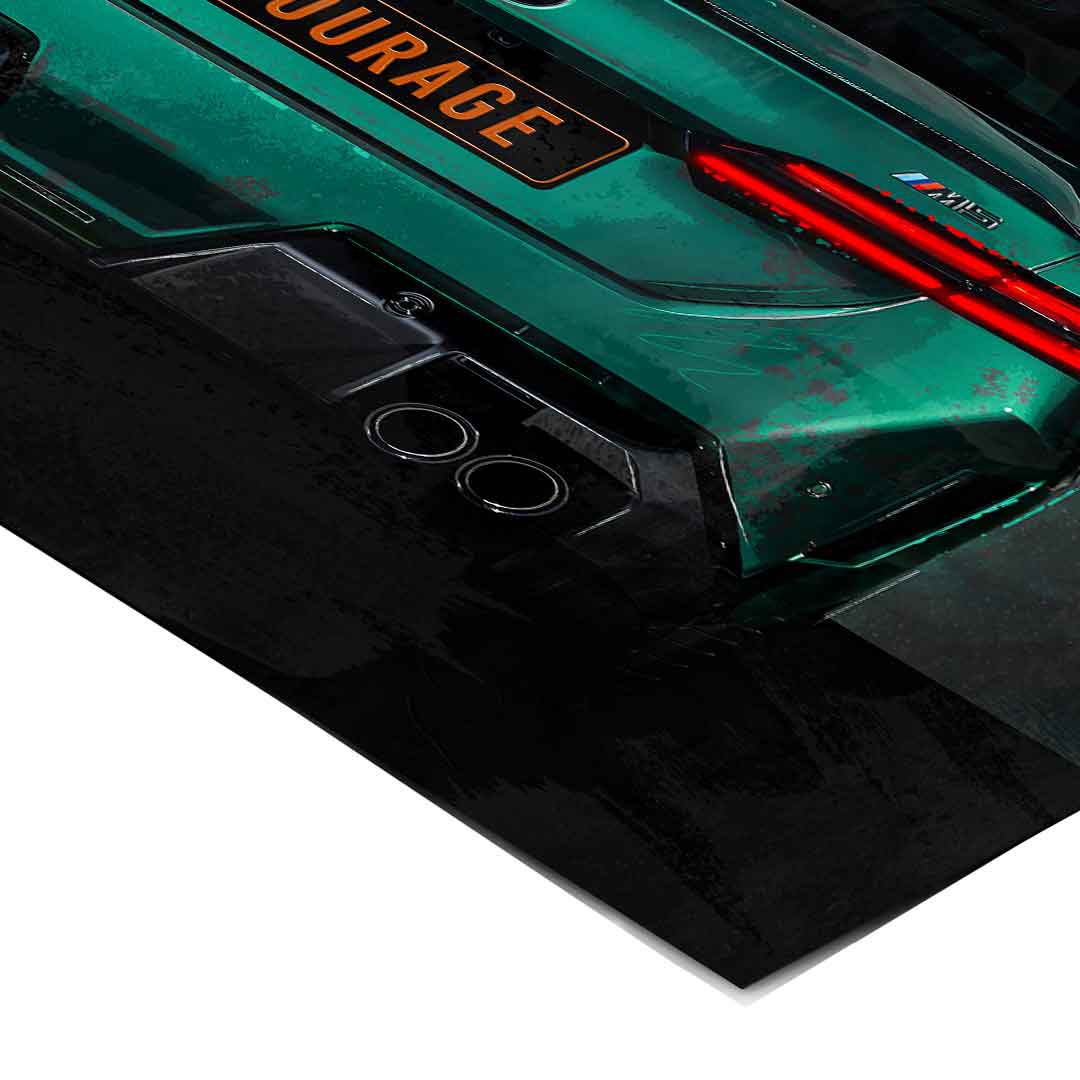 BMW M5 Backside - Poster