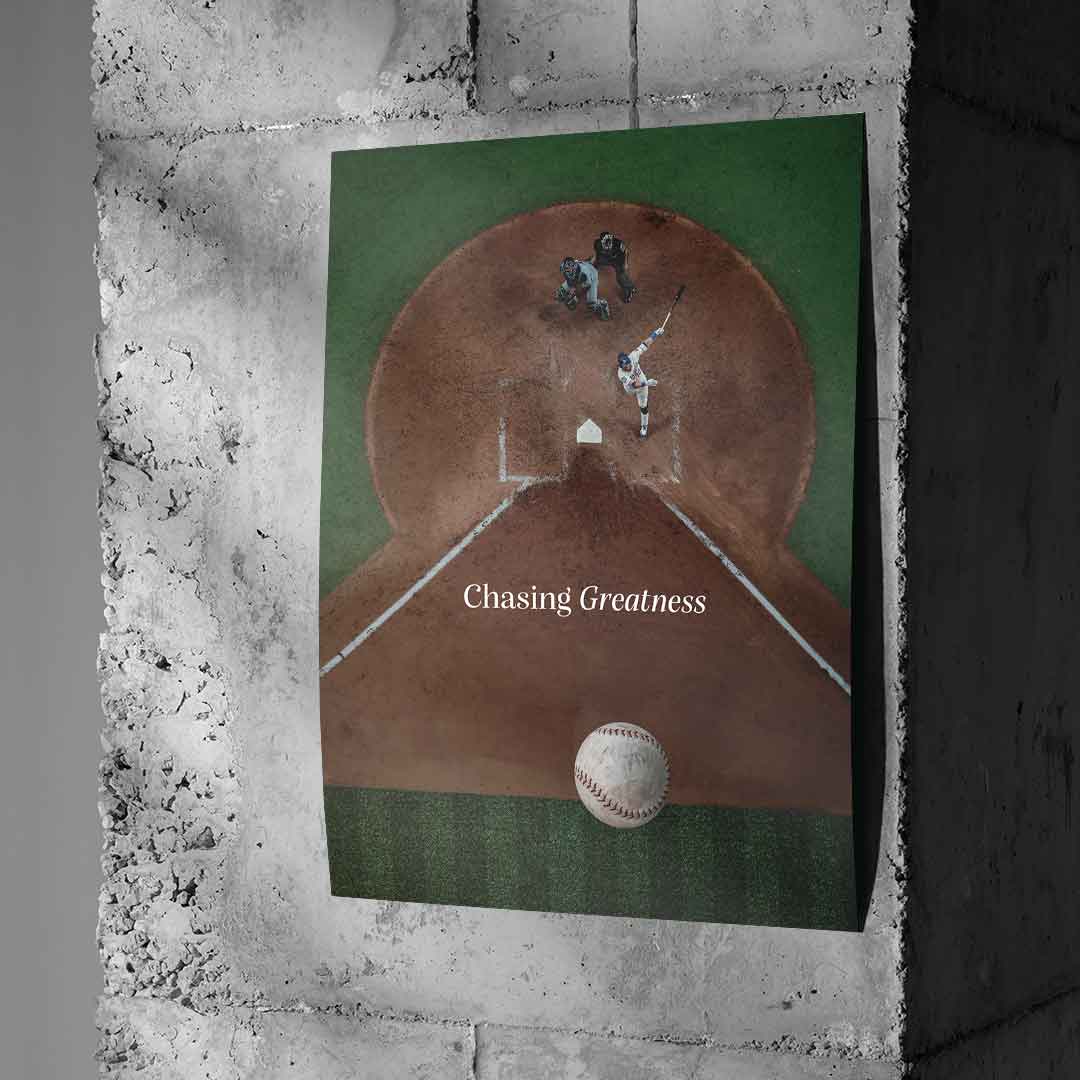W pogoni za wielkością #Baseball – Plakat