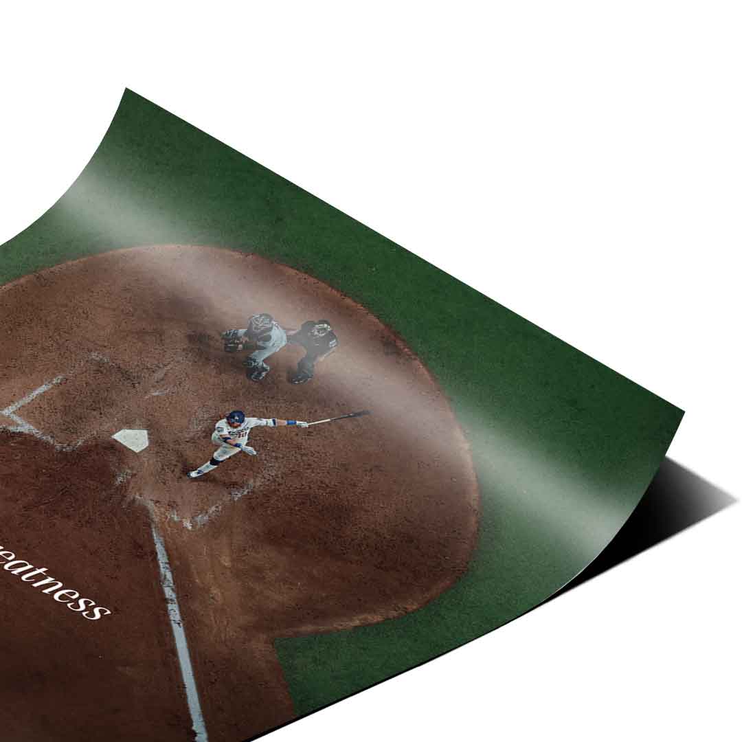 W pogoni za wielkością #Baseball – Plakat