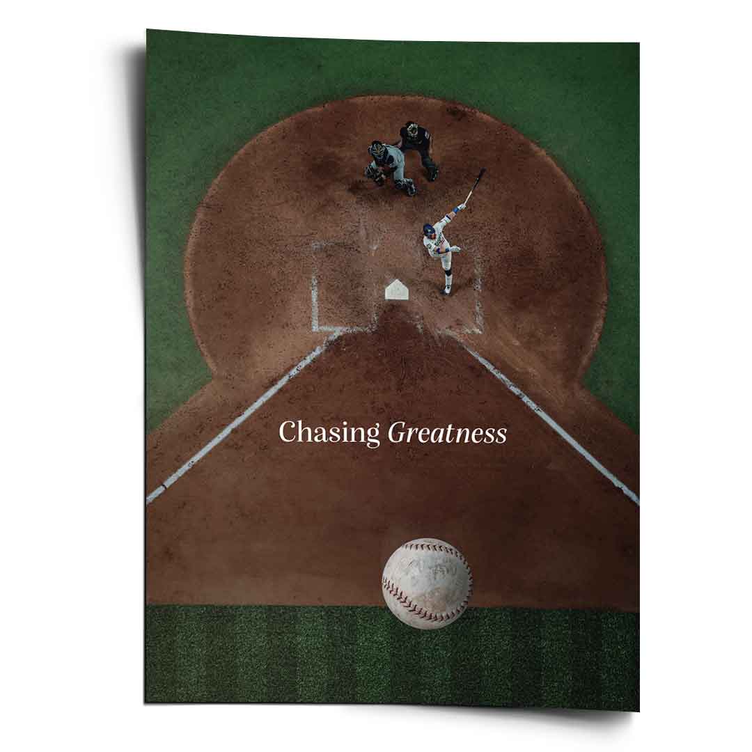 W pogoni za wielkością #Baseball – Plakat