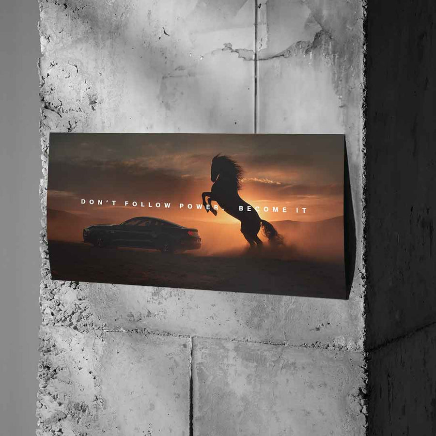 Become Power (Ford Mustang) - Poster