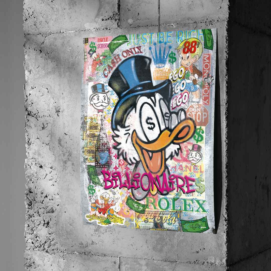 Miliarder Sknerus — Plakat