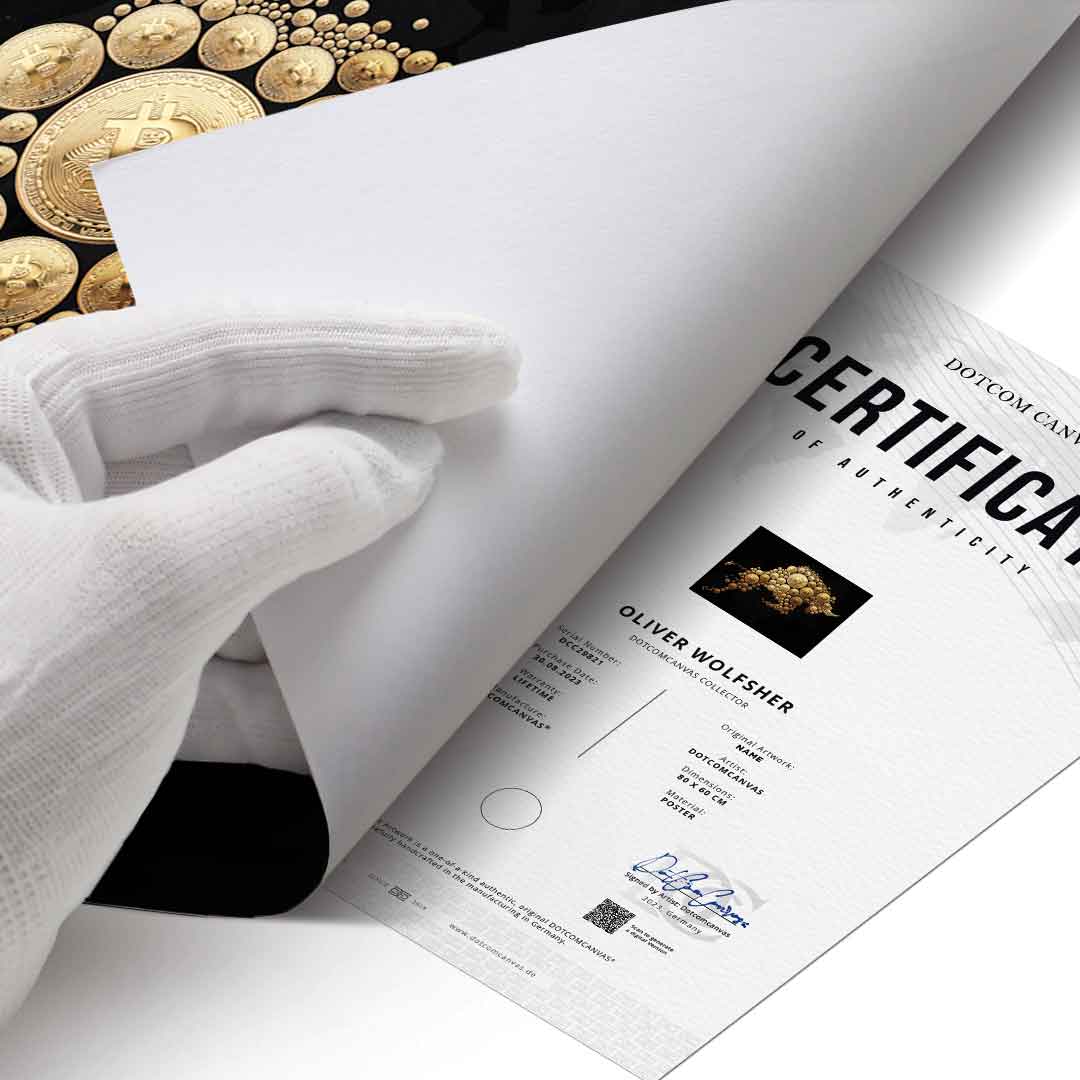 Bitcoin byk - plakat