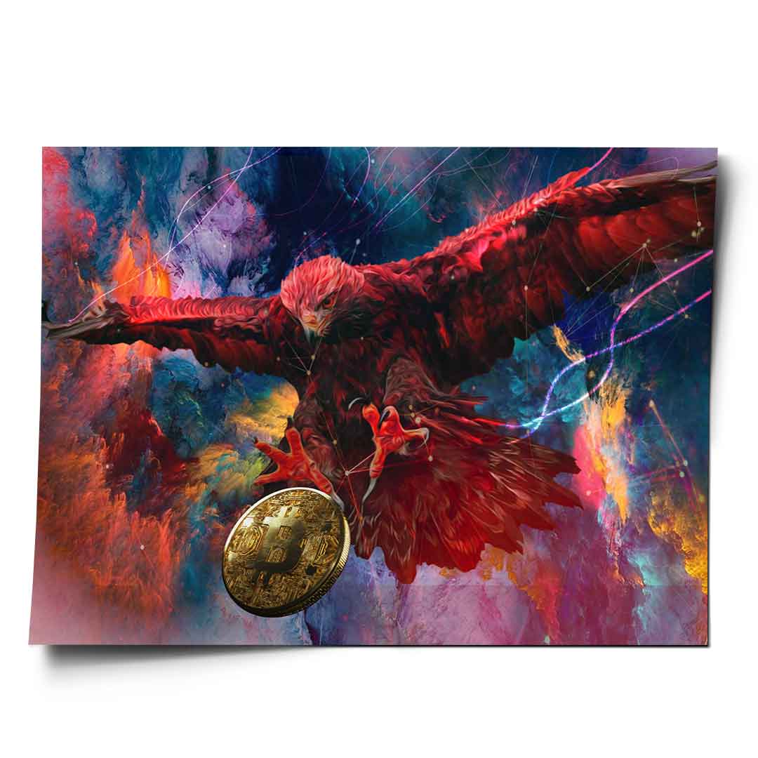 Bitcoin Eagle - Plakat