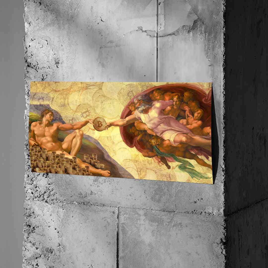 Bitcoin God - Plakat