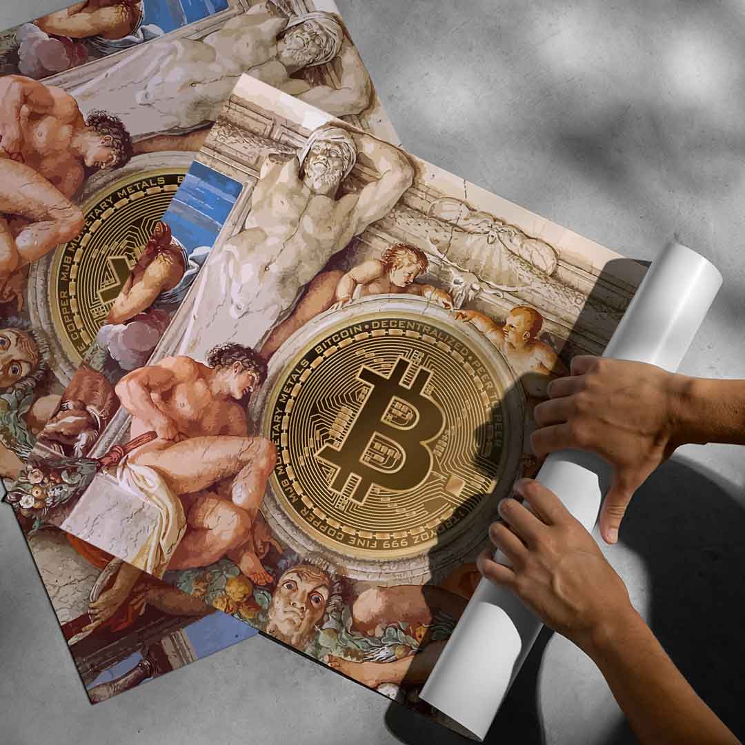 Historia Bitcoina - plakat