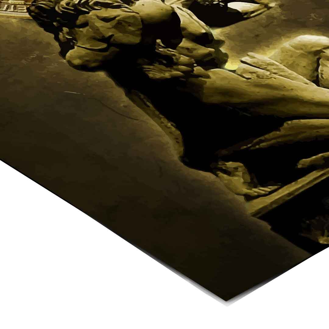 Statua Bitcoina - Plakat