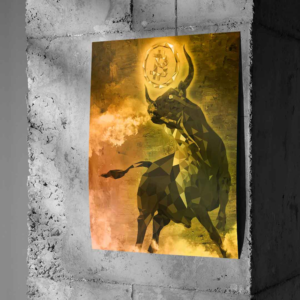 Bitcoin Bull - Poster