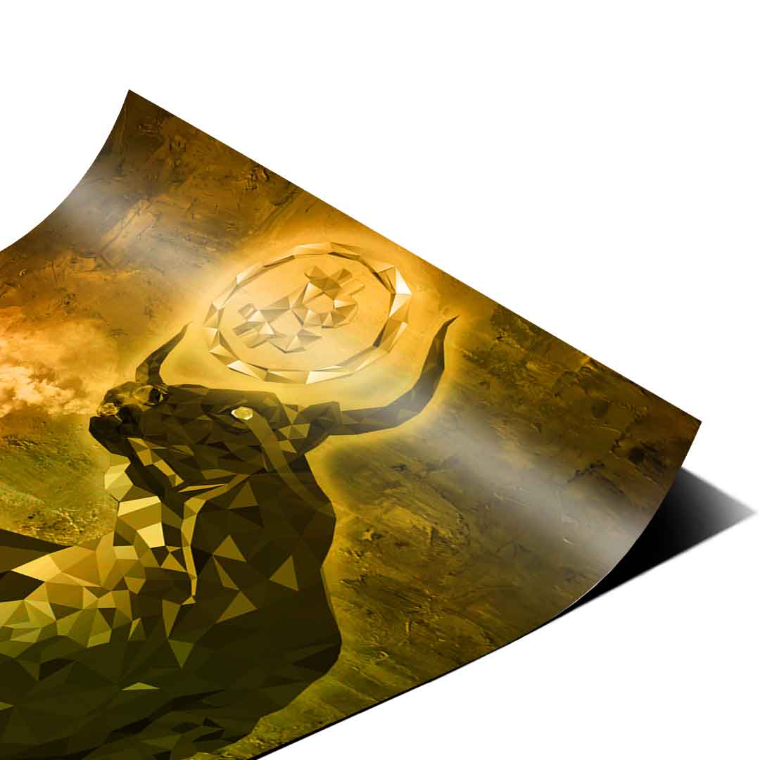 Bitcoin Stier - Poster