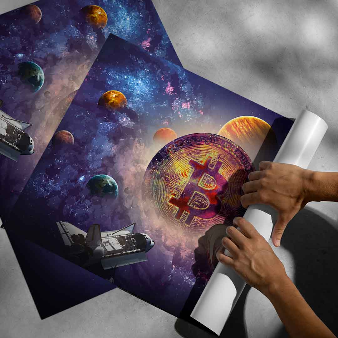 Uniwersum Bitcoina - plakat