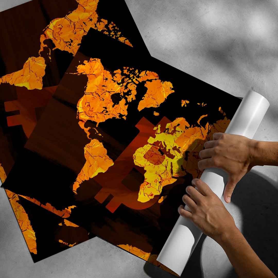 Bitcoin World - Plakat