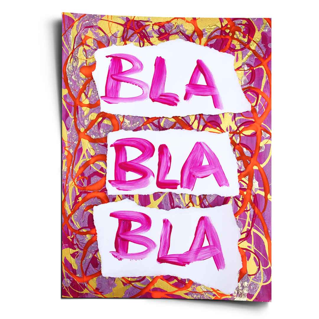 Bla bla bla - Plakat