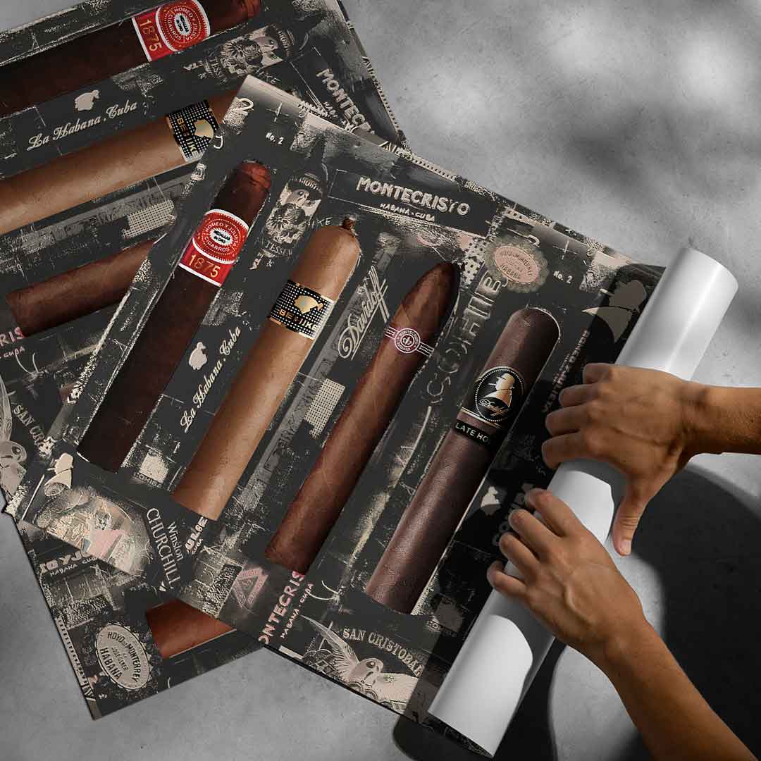 Kolekcja cygar - plakat