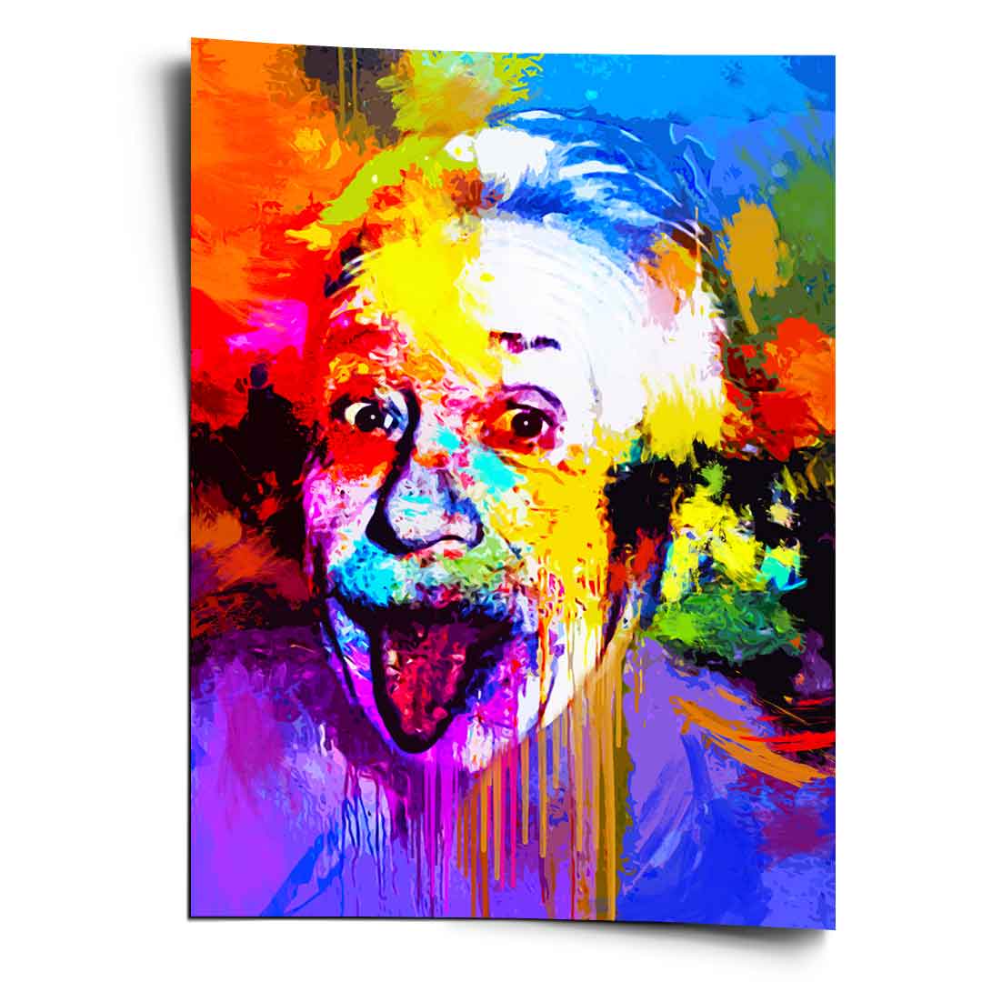 Szalony Einstein - Plakat