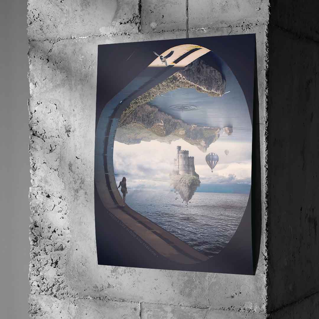 Szalony świat - Plakat