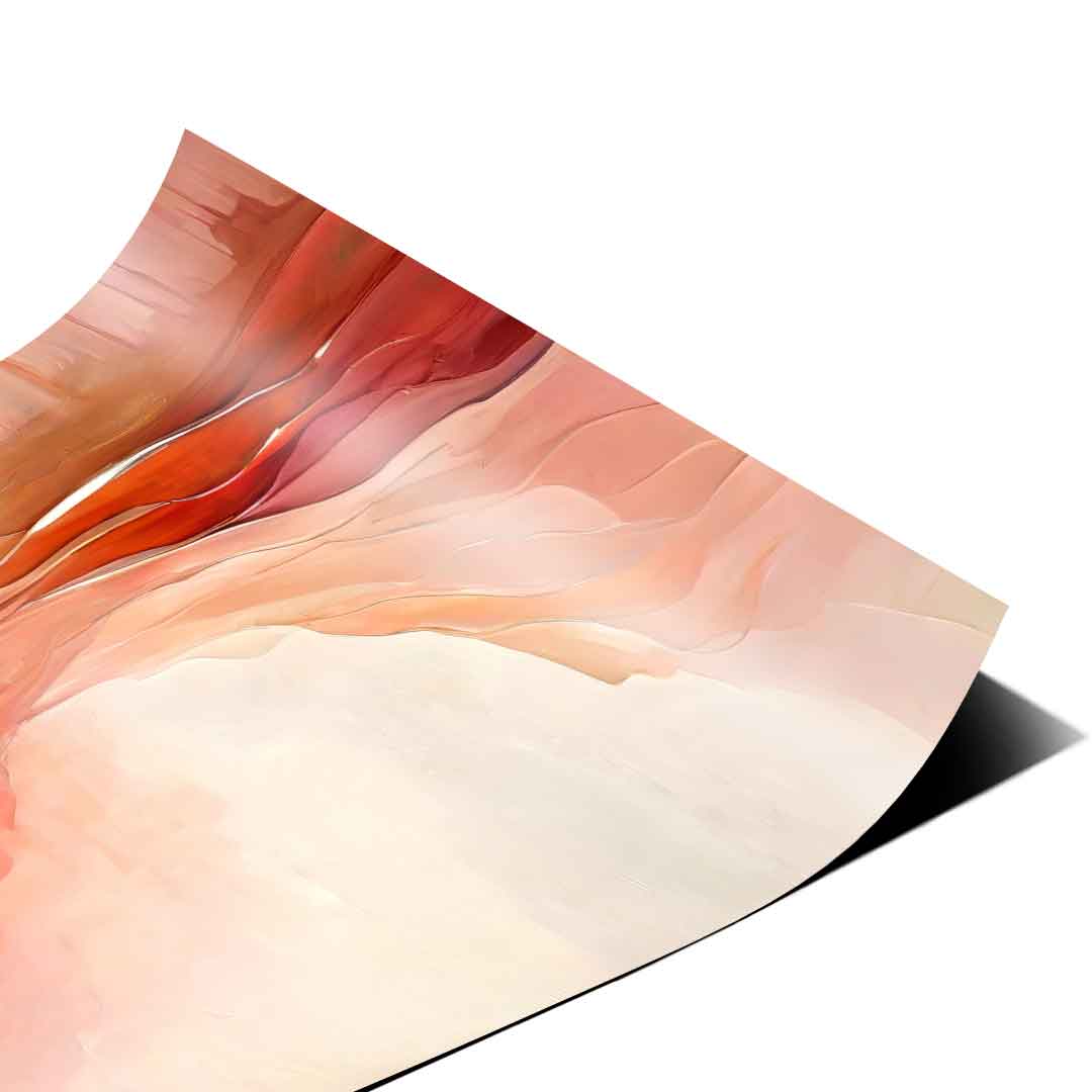 Crimson Peaks And Coral Valleys - Poster