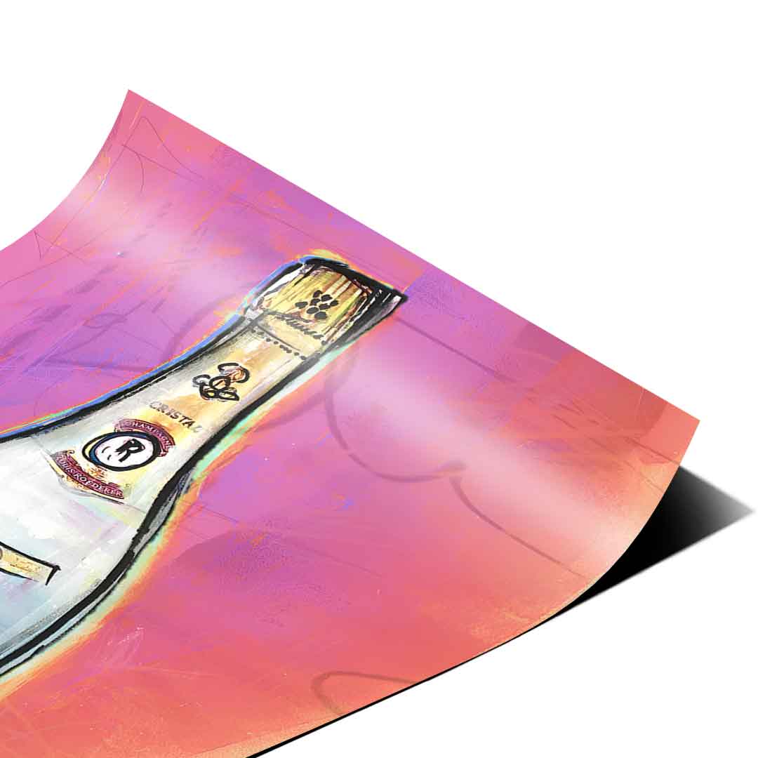 Cristal pink - Plakat