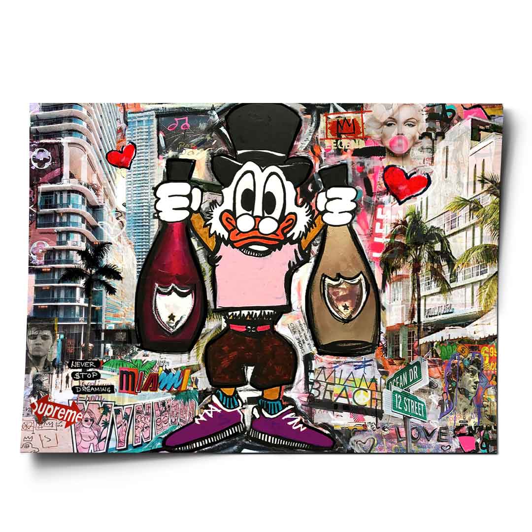 Dagobert Miami - Plakat