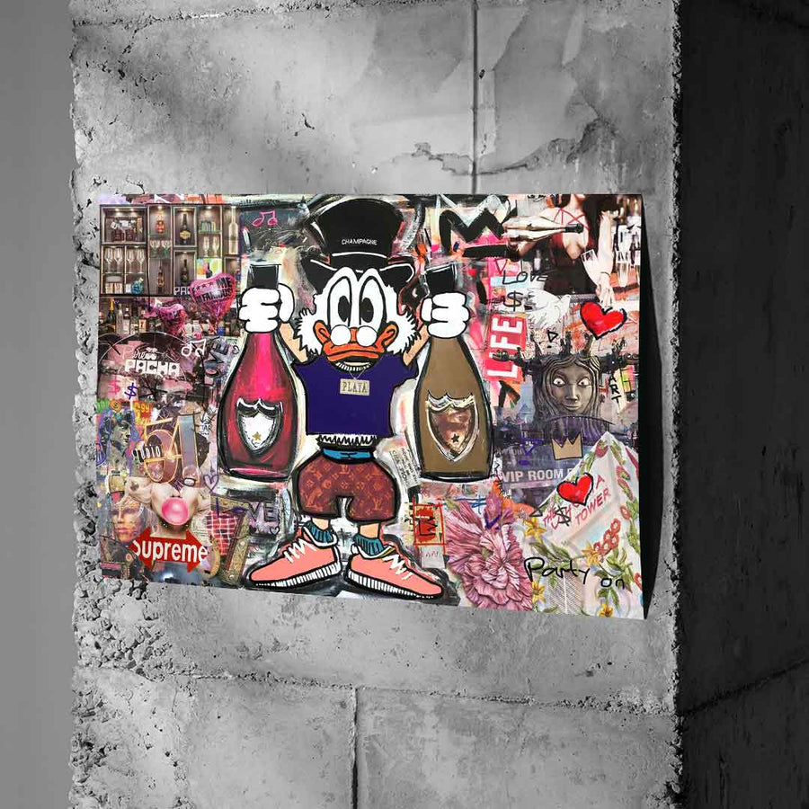 Scrooge McDuck Party - Poster