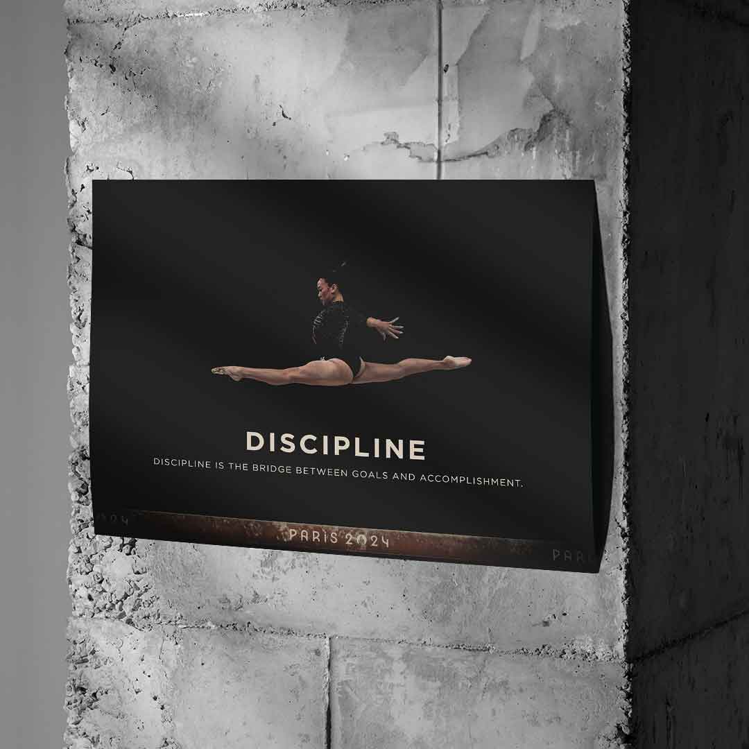 Dyscyplina #Gimnastyka - Plakat