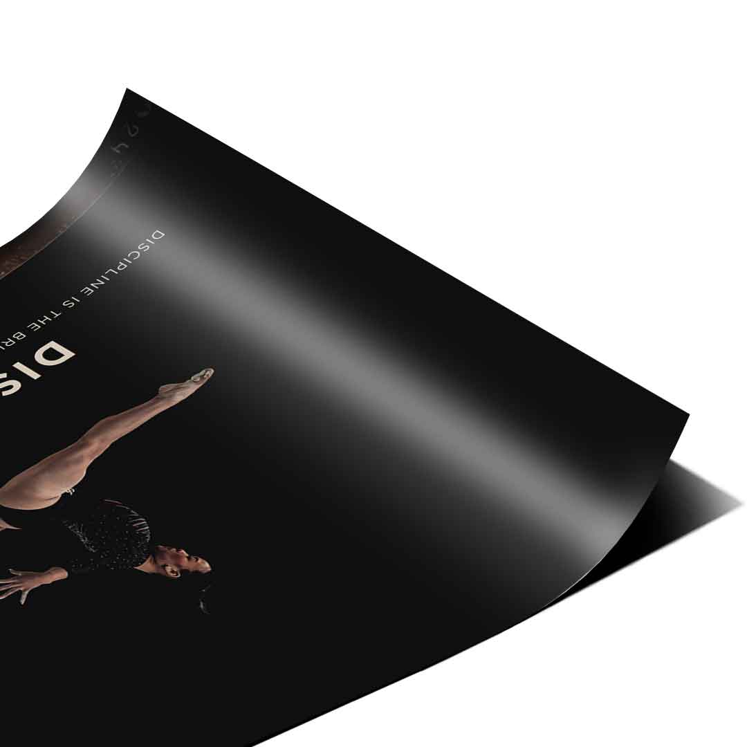 Dyscyplina #Gimnastyka - Plakat