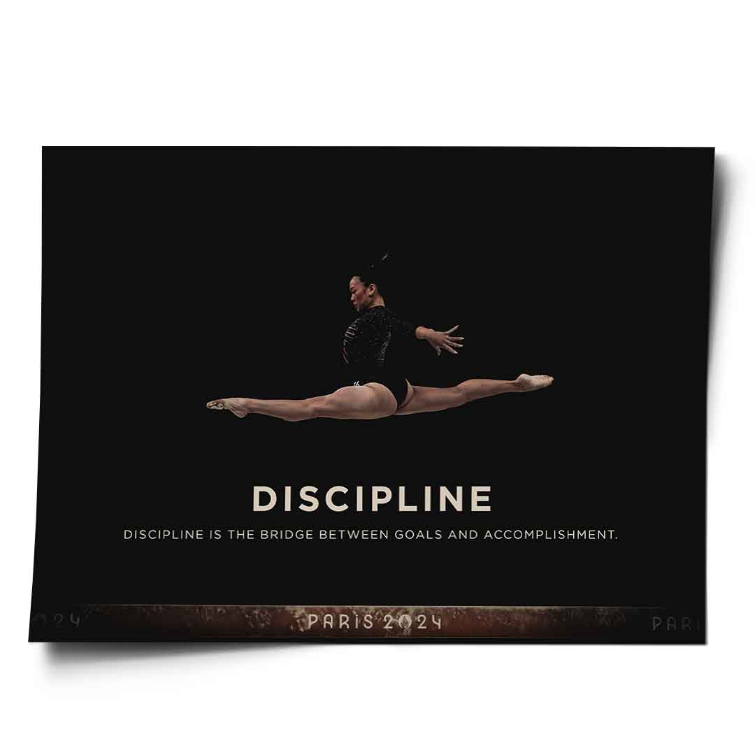 Dyscyplina #Gimnastyka - Plakat
