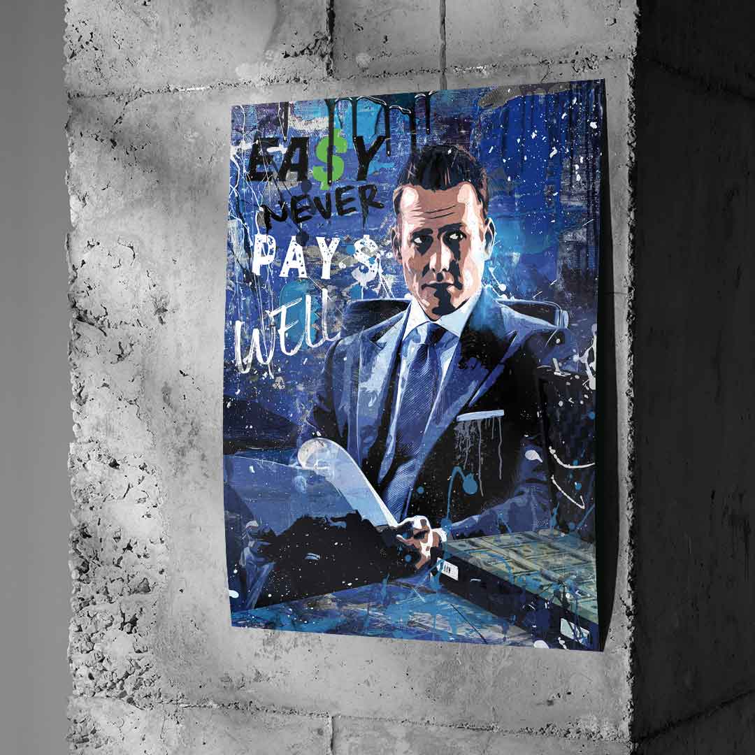Łatwa praca nigdy nie jest dobrze płatna - Plakat