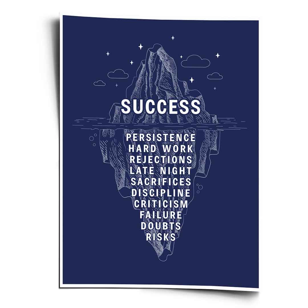 Iceberg of Success #infographic - Poster