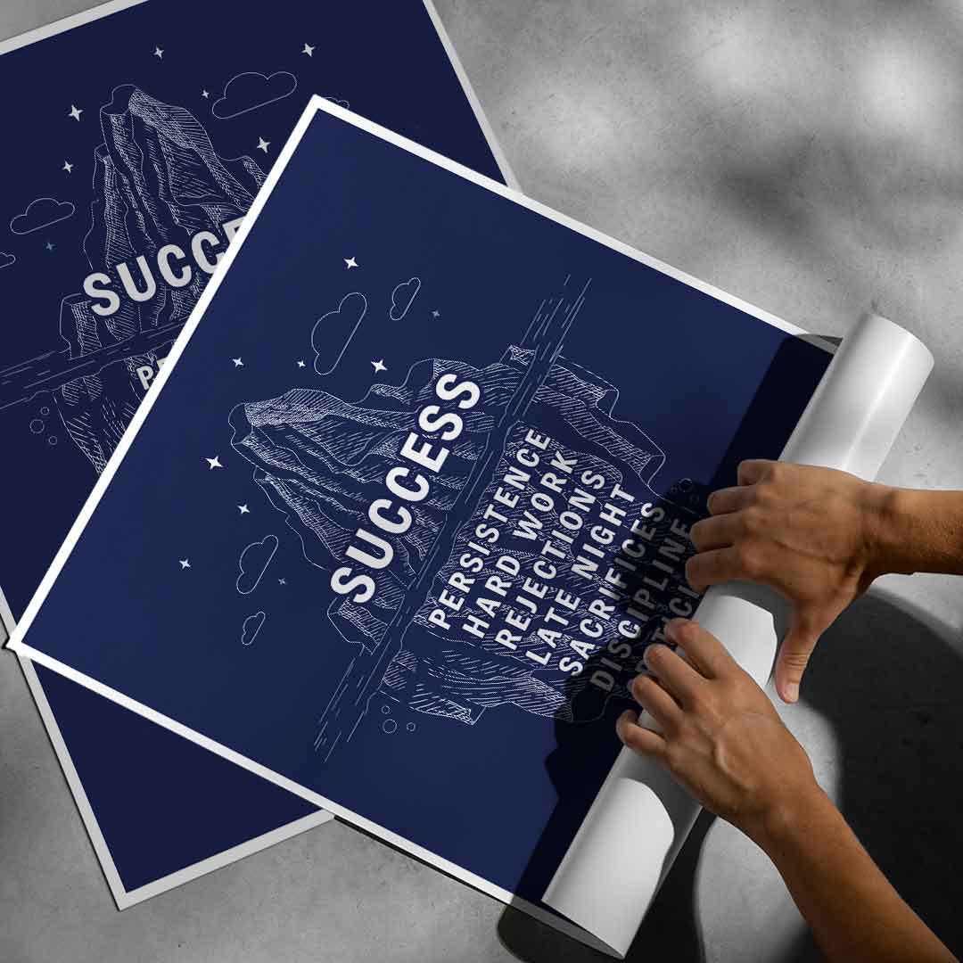 Iceberg of Success #infographic - Poster