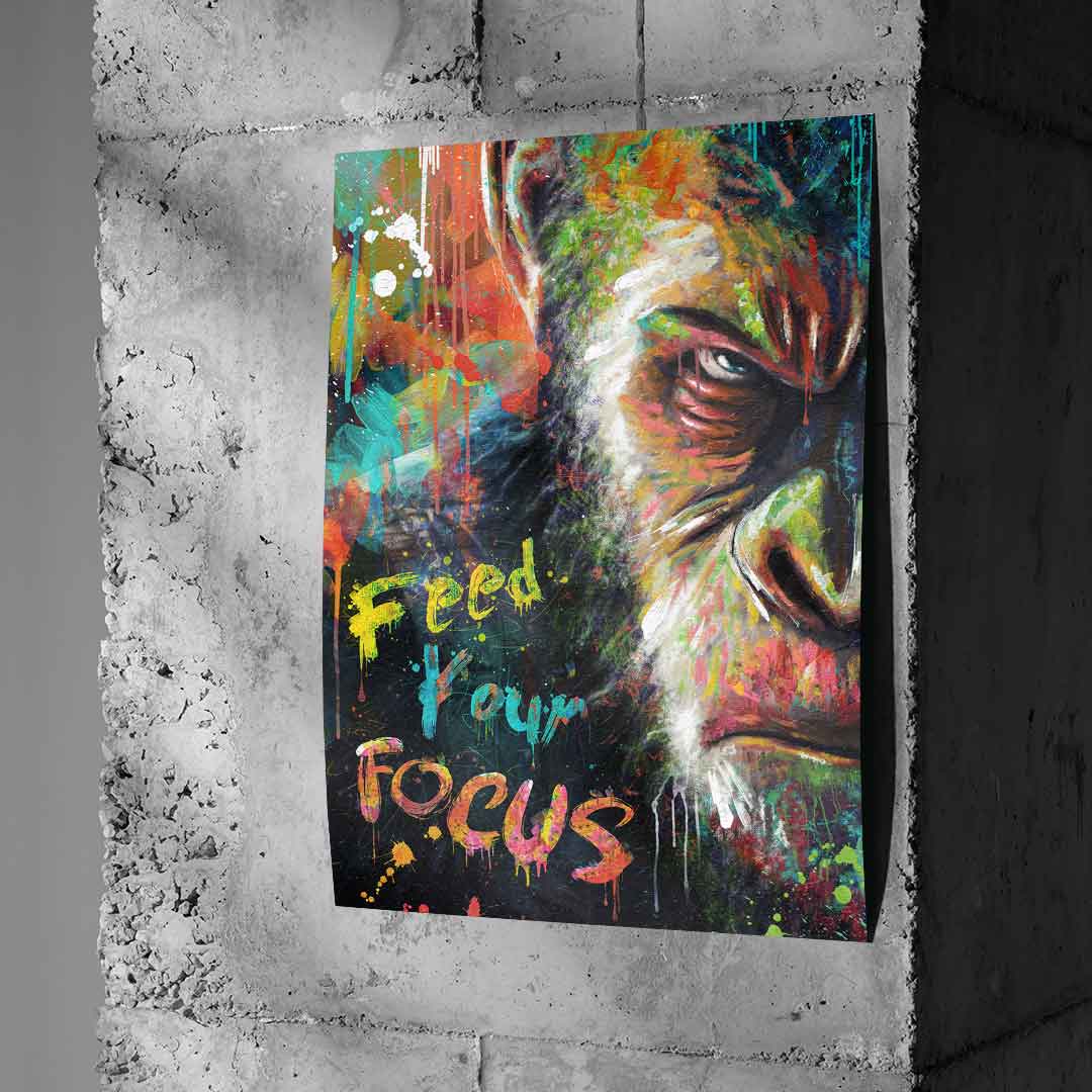 Skup się #Małpa - Plakat