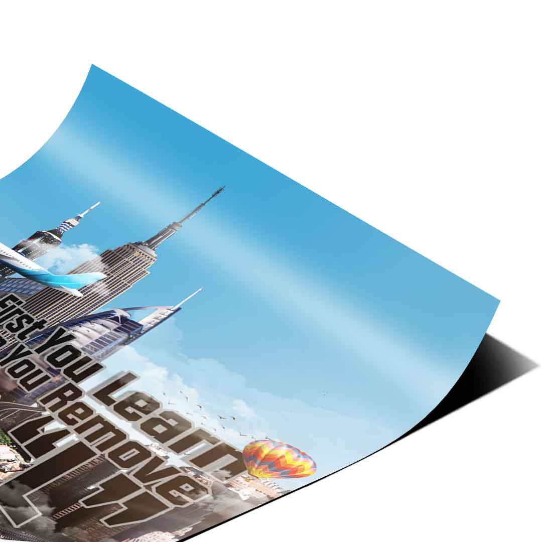 Najpierw się uczysz – plakat
