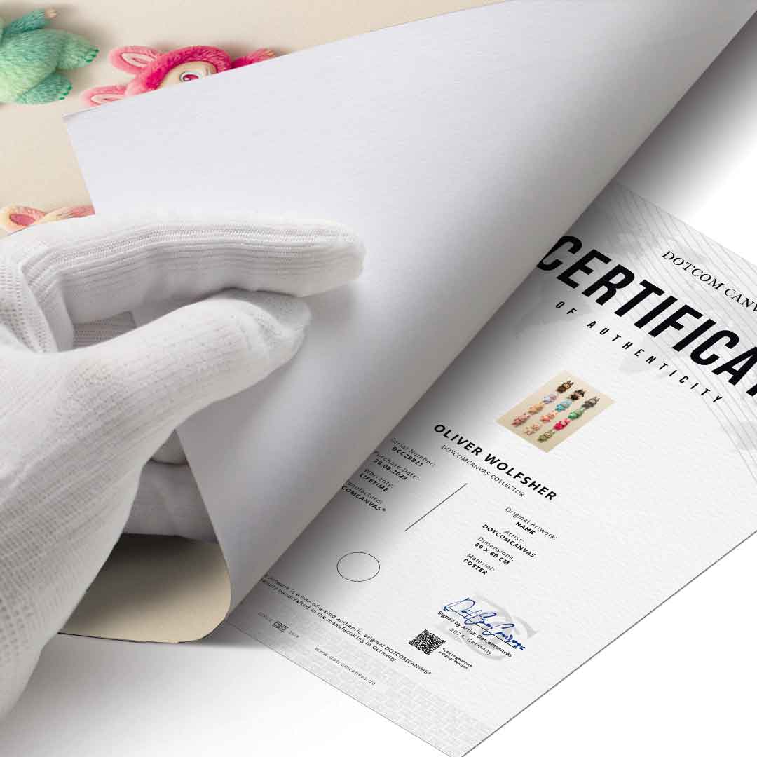 Kolekcja Flat Labubu - plakat
