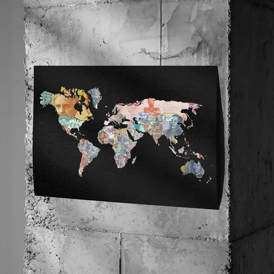 Money rules the world - Black Edition - Poster