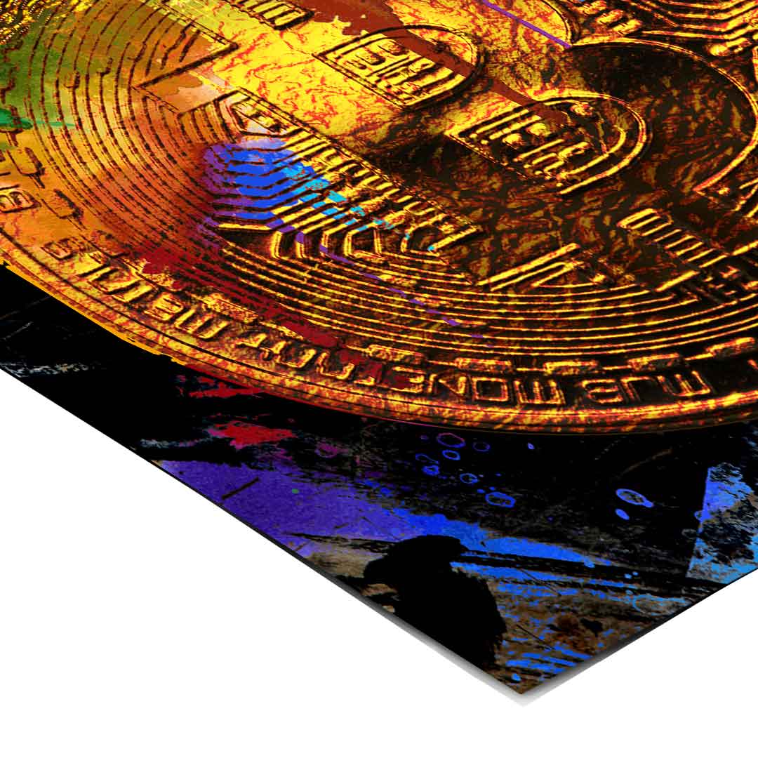 Graffiti Bitcoin - Poster
