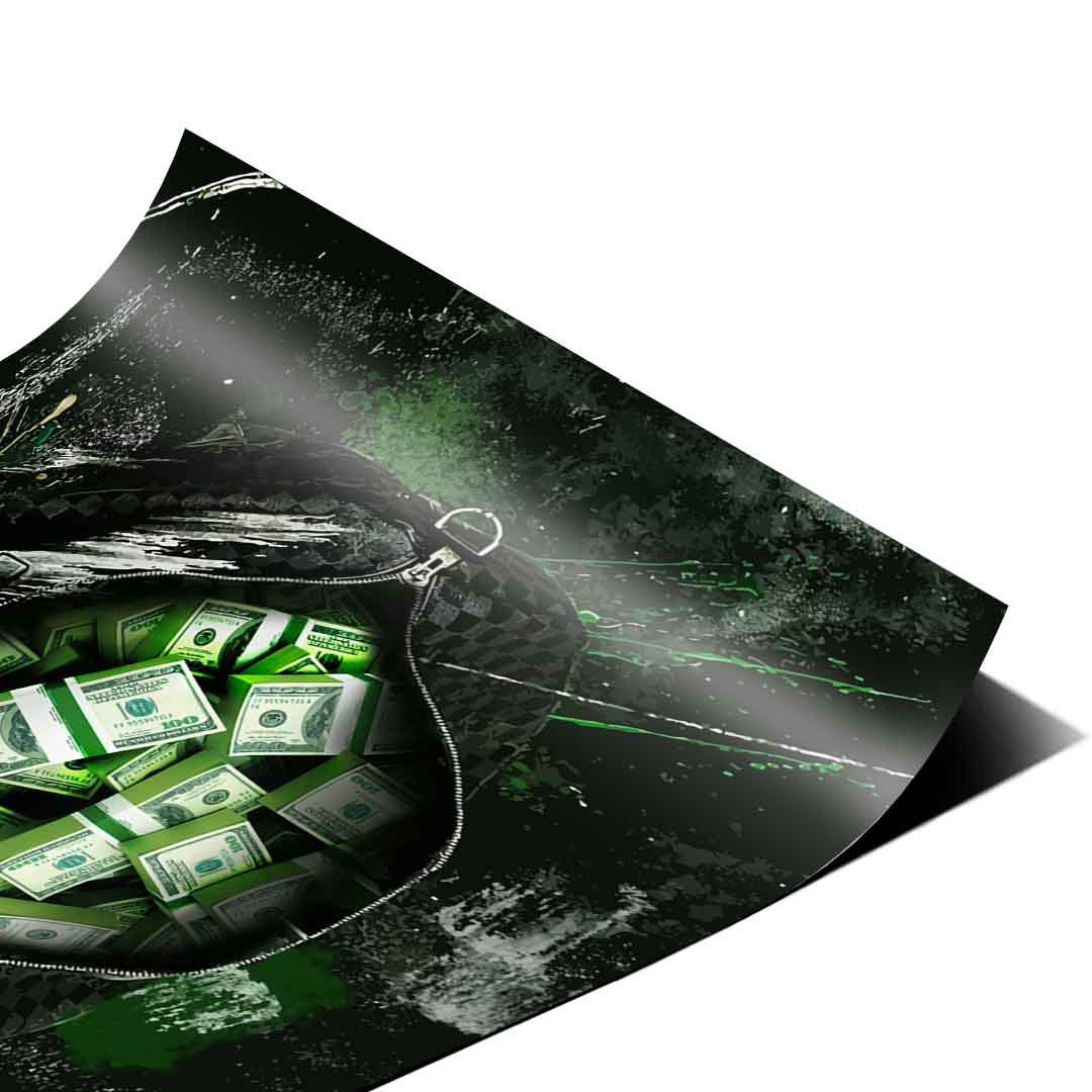 Zielone Banknoty - Plakat