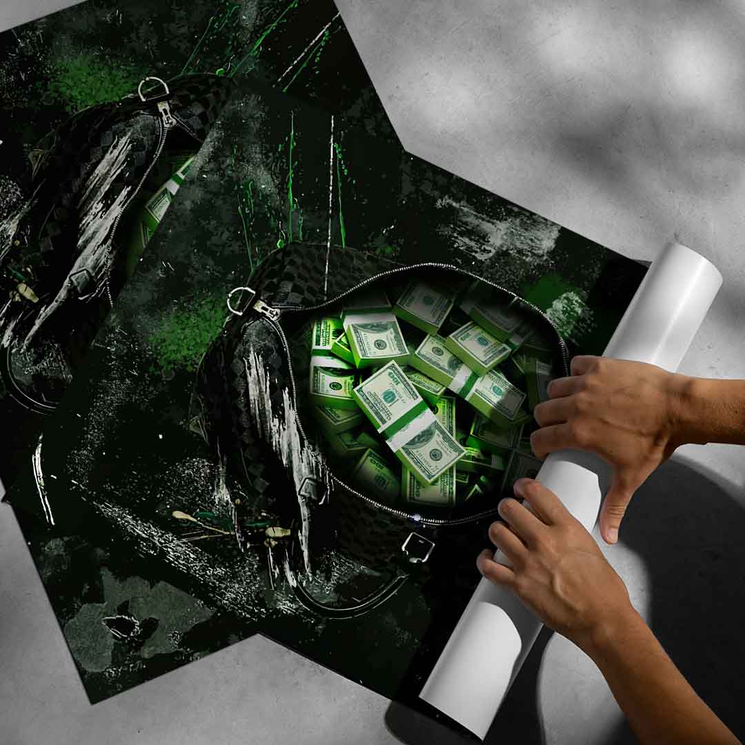 Zielone Banknoty - Plakat