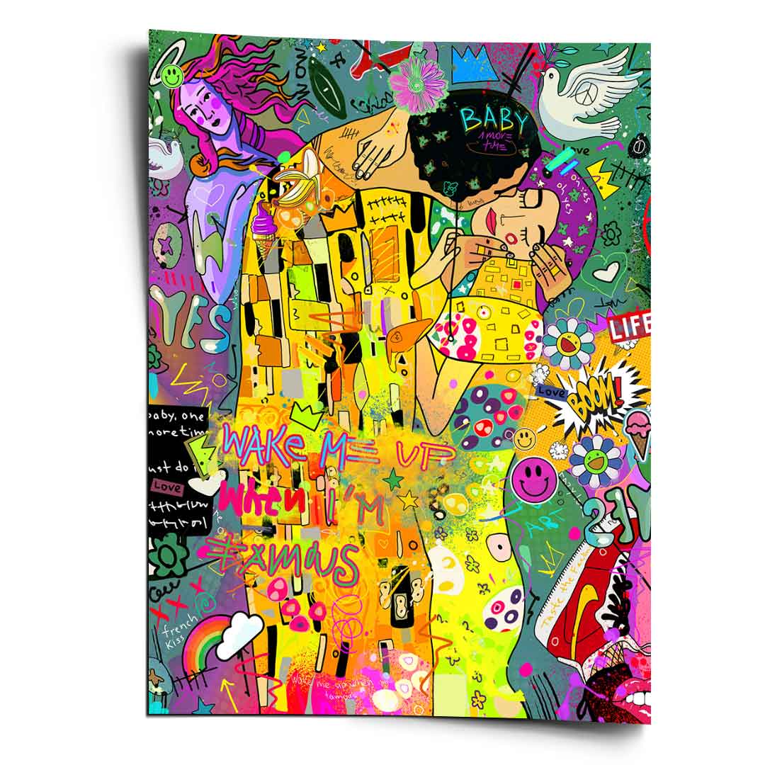 Klimt Green - Poster